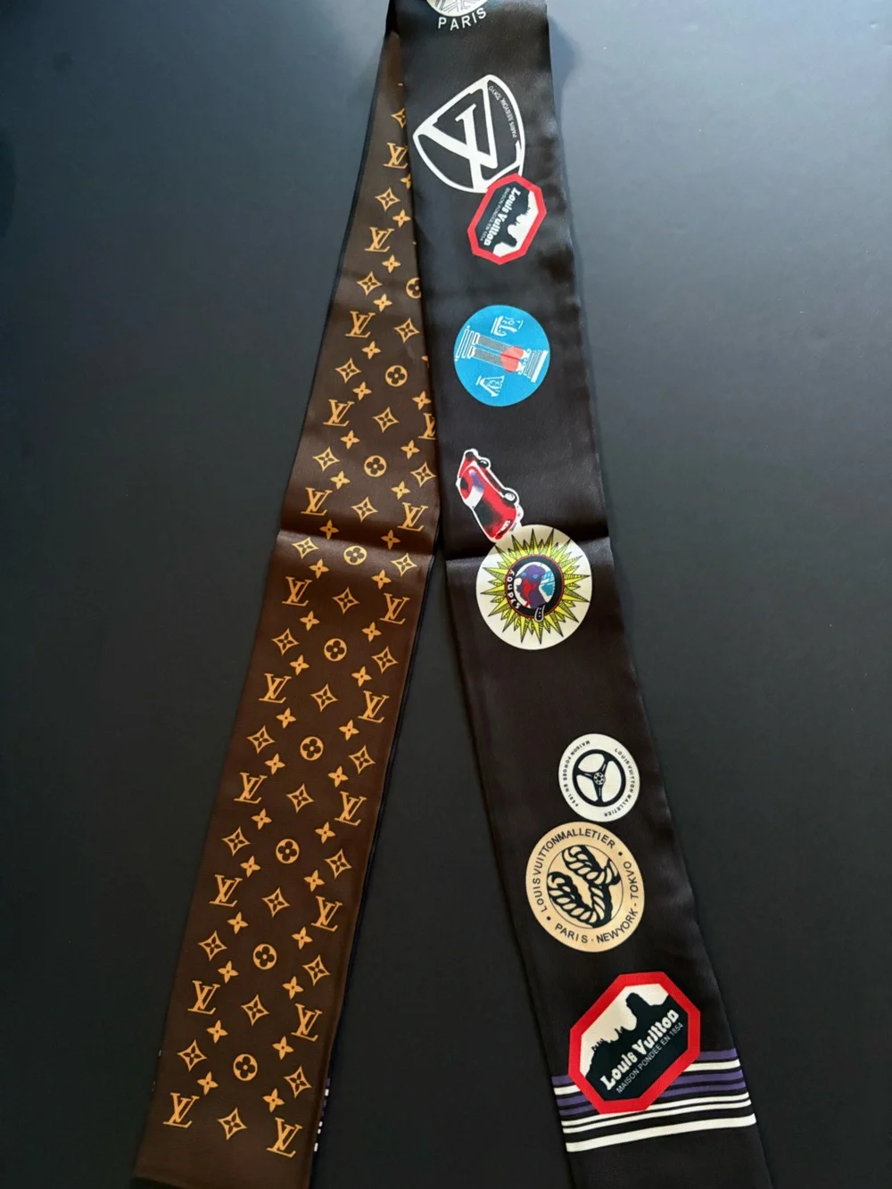 Fashion Long Silk Scarf Twilly